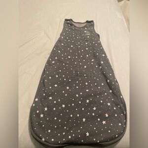 Cozy Starry Gray Sleep Sack for Kids